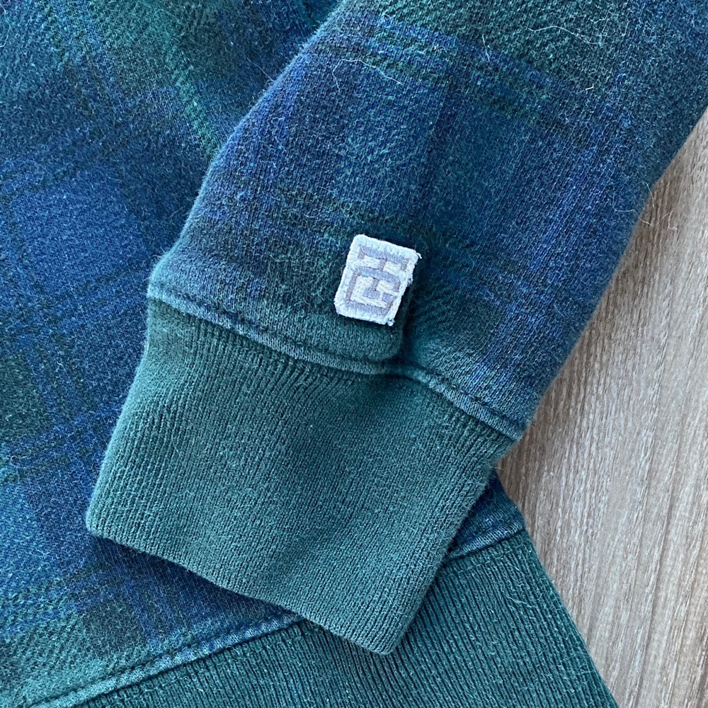 Vintage plaid Notre Dame Sweatshirt - Picture 5 of 11